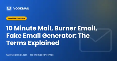 10 Minute Mail, Burner Email, Fake Email Generator: The Terms Explained