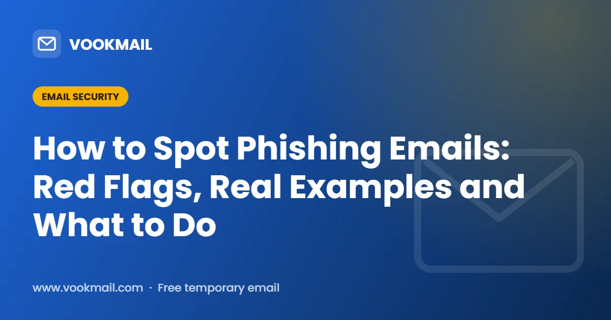 How to Spot Phishing Emails: Red Flags, Real Examples and What to Do