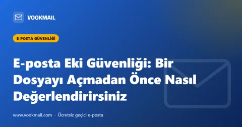 E-posta Eki Güvenliği: Bir Dosyayı Açmadan Önce Nasıl Değerlendirirsiniz